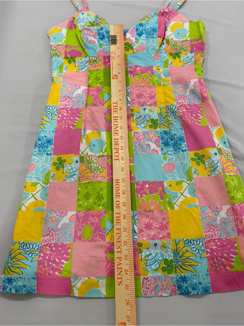 Lilly‎ Pulitzer Vintage White Tag Patch Dress Size 8 - Picture 4 of 5